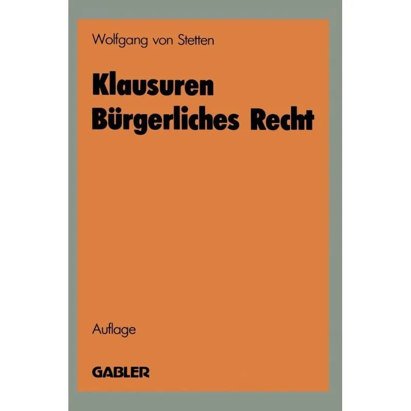 Klausuren Burgerliches Recht