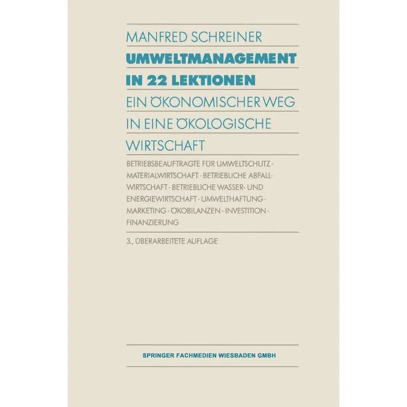 Umweltmanagement in 22 Lektionen