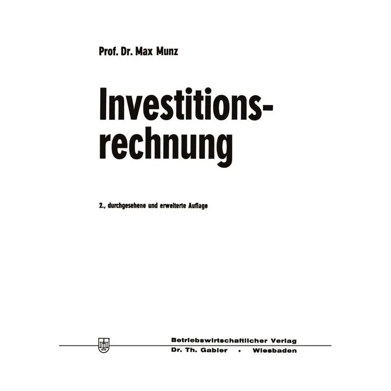 Investitionsrechnung