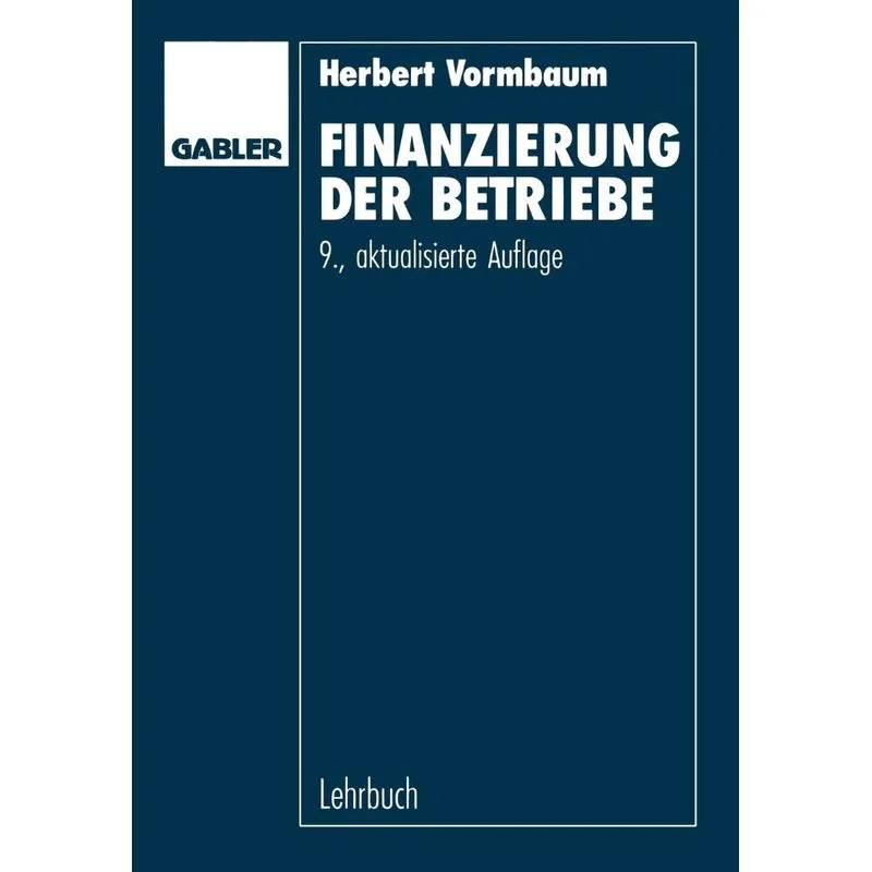 Finanzierung Der Betriebe