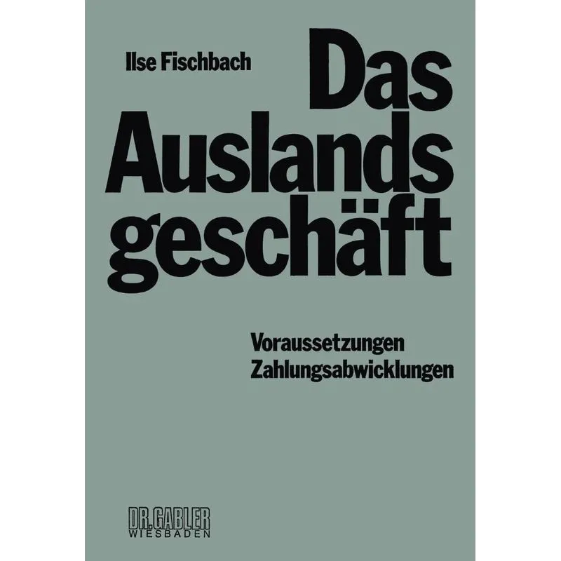 Das Auslandsgeschäft
