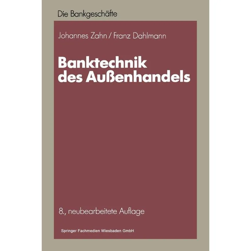 Banktechnik des Außenhandels