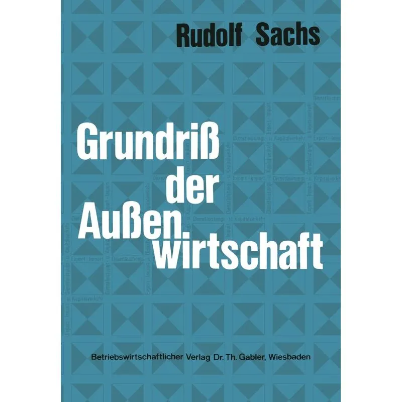 Grundriß der Außenwirtschaft