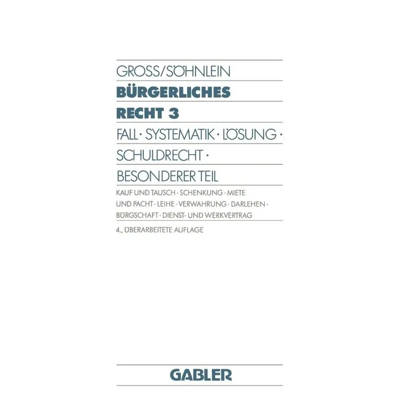 Bürgerliches Recht 3