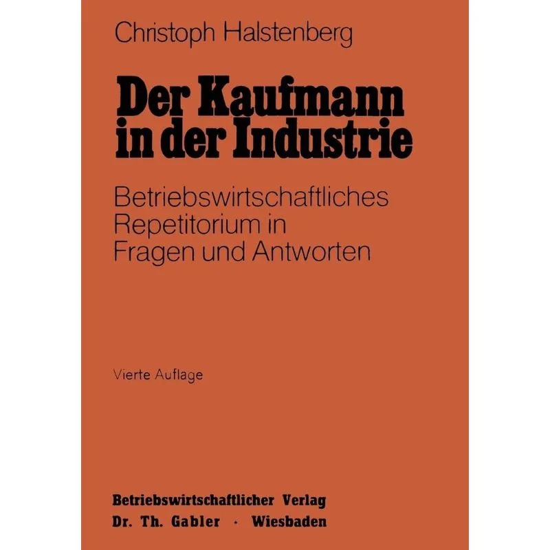 Der Kaufmann in der Industrie
