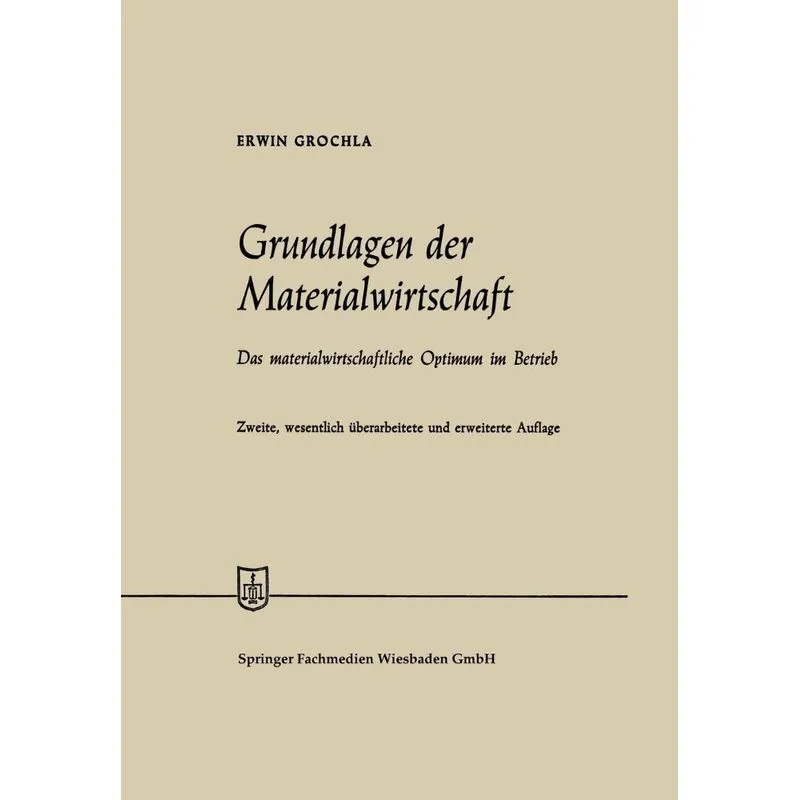 Grundlagen der Materialwirtschaft