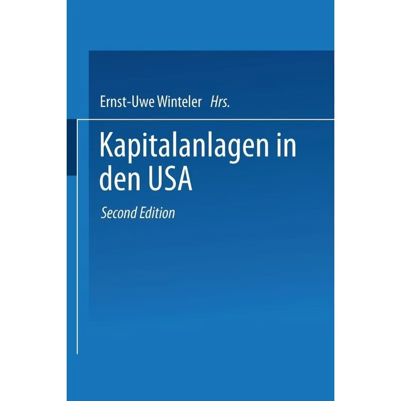 Kapitalanlagen in den USA