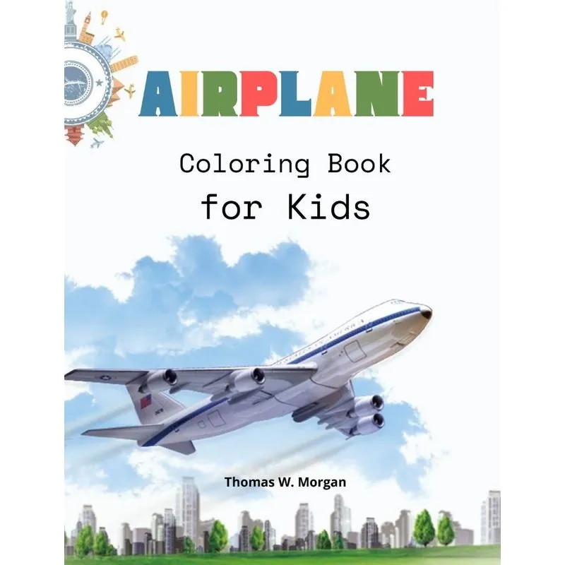 Airplane Coloring Book for Kids