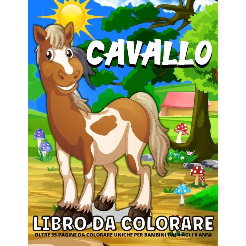 Libro Da Colorare Cavallo