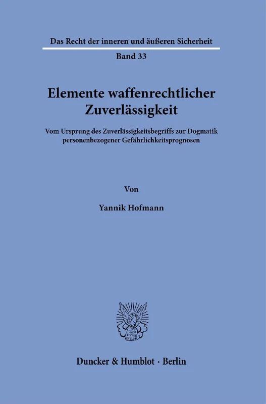Elemente waffenrechtlicher Zuverlässigkeit