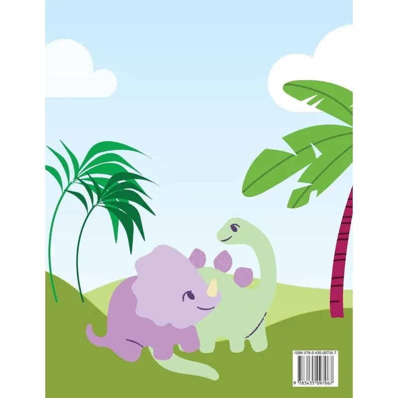 Dinosaur Dot to Dot Book for Kids