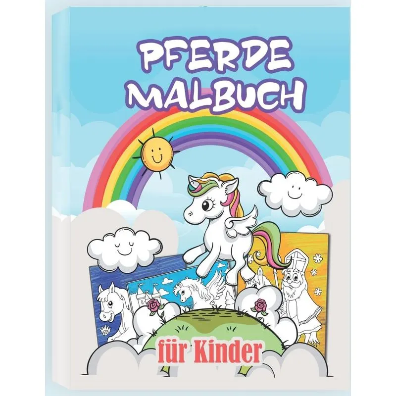 Pferde Malbuch für Kinder