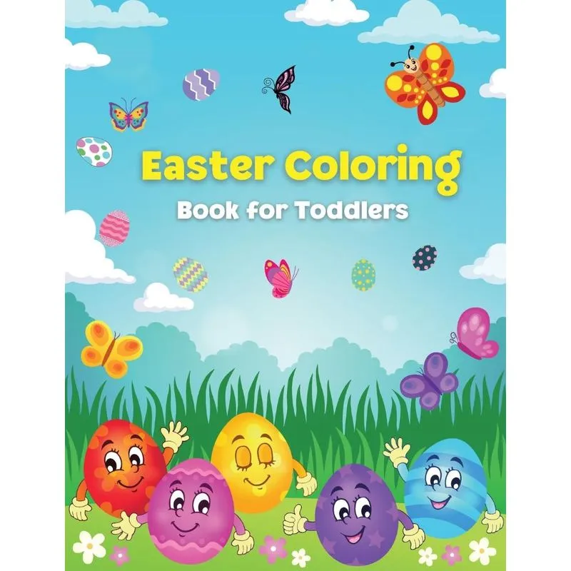 Easter Coloring Book for Toddlers