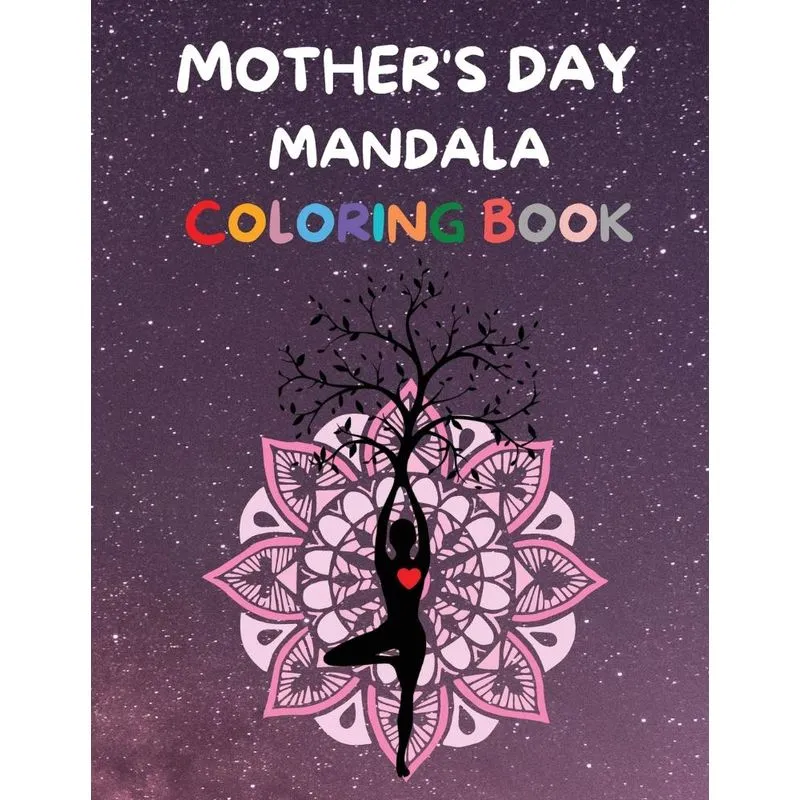 Mothers Day Mandala Coloring Book