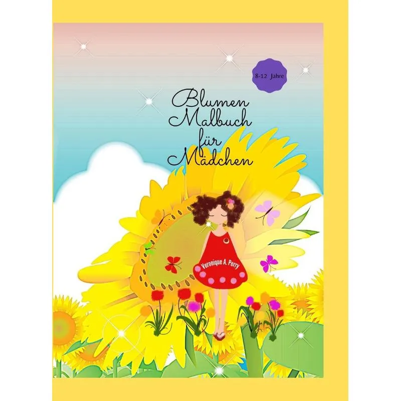 Blumen Malbuch für Mädchen