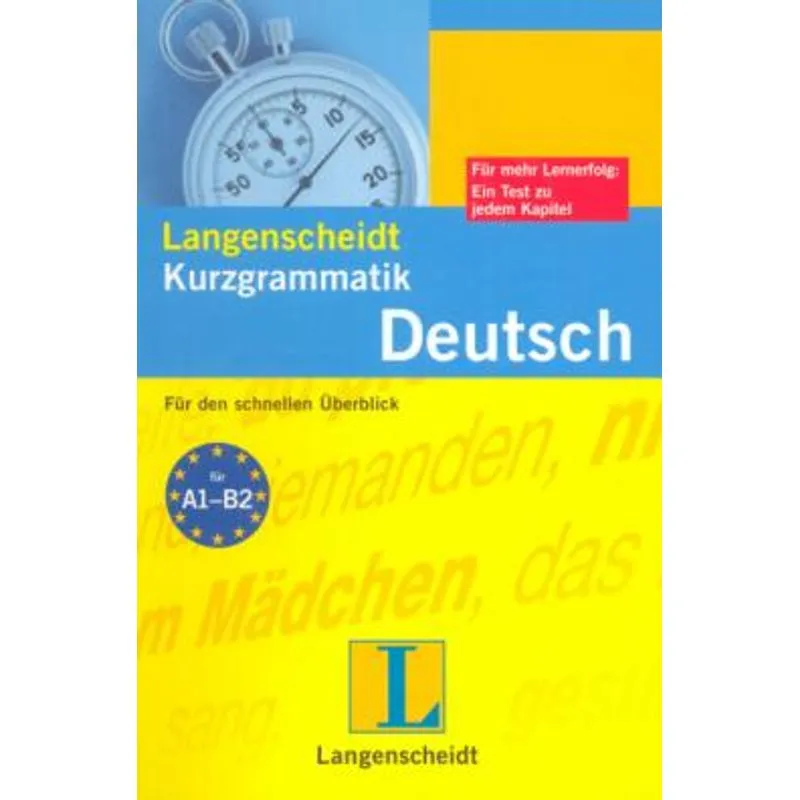 LANGENSCHEIDT KURZGRAMMATIK DEUTSCH