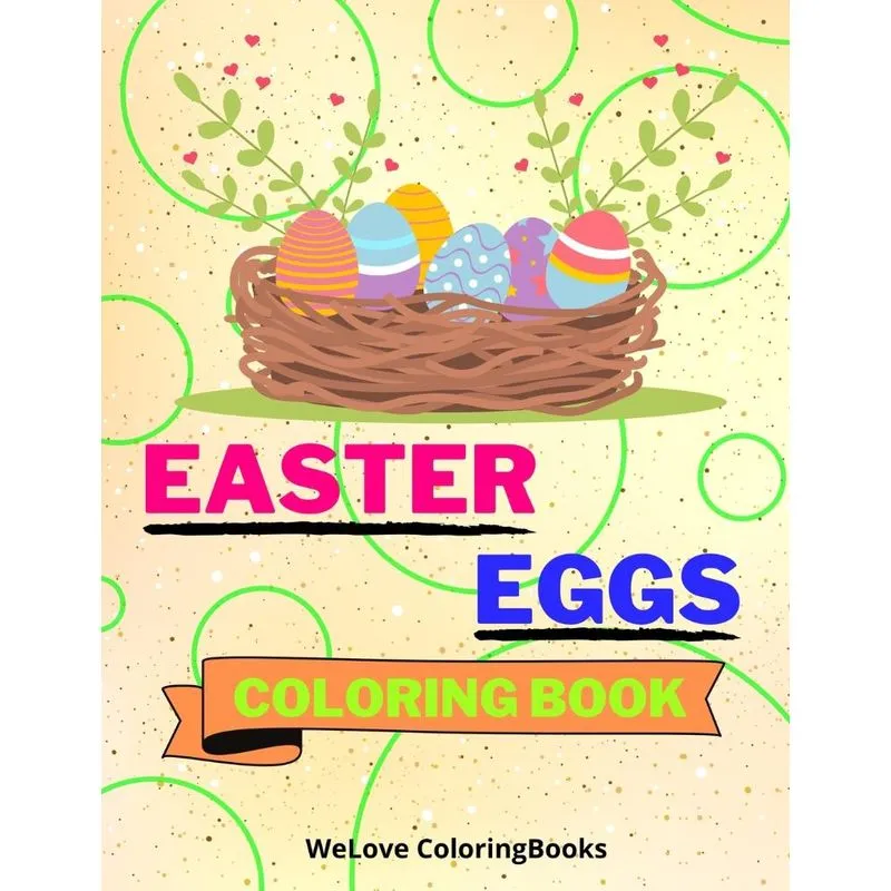 Easter Eggs Coloring Book