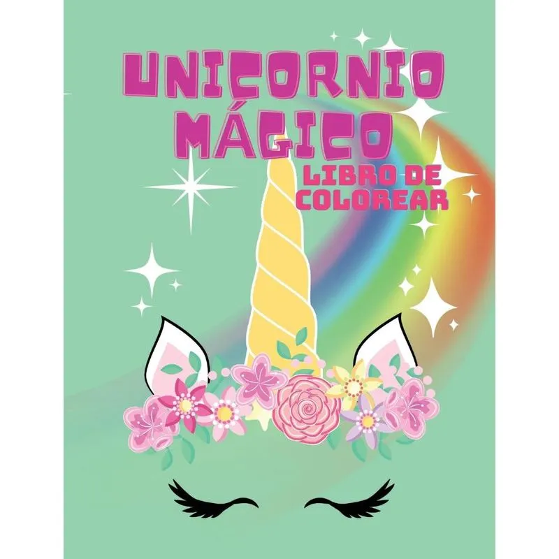 Unicornio Mágico Libro de colorear