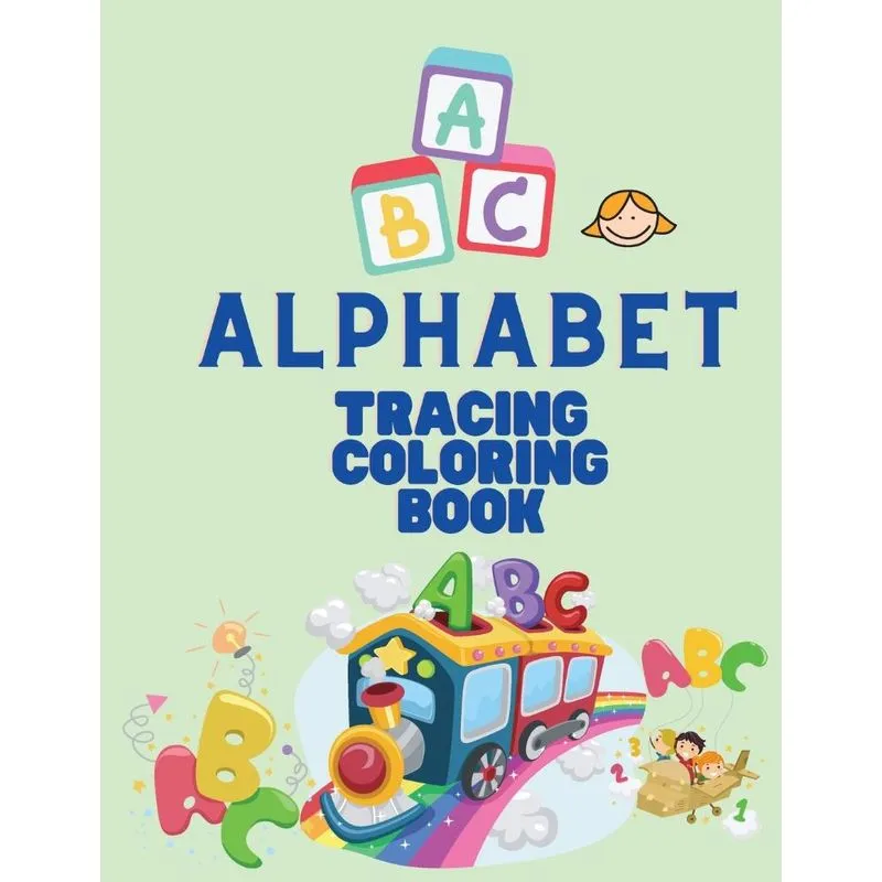 Alphabet Tracing Coloring Book