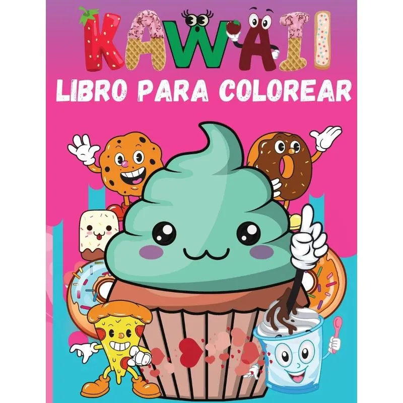 Kawaii Libro para Colorear