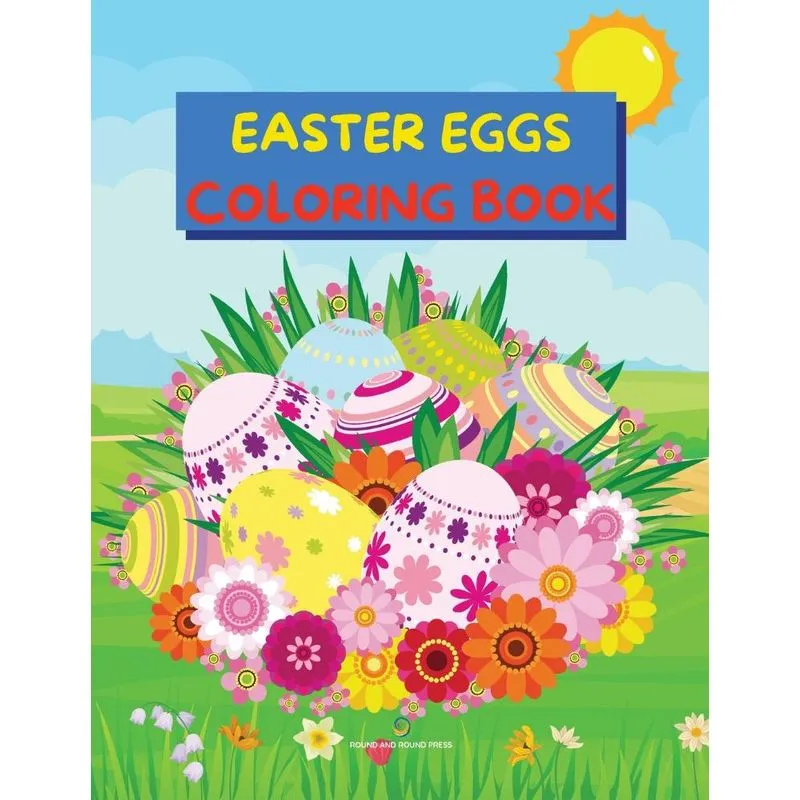 Easter Eggs Coloring Book