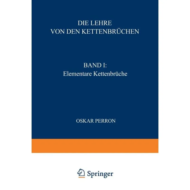 Die Lehre Von Den Kettenbruchen