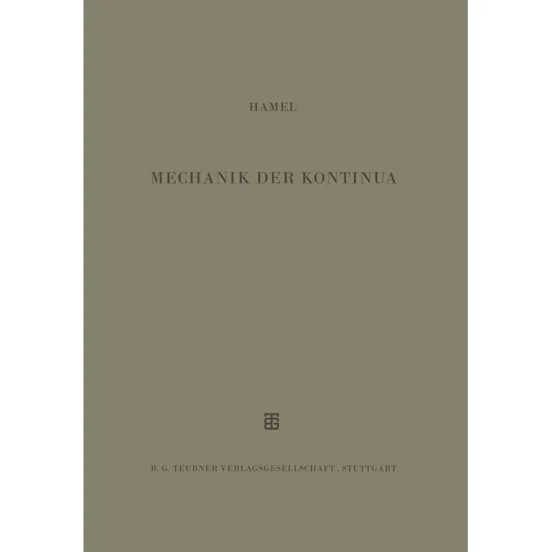 Mechanik Der Kontinua