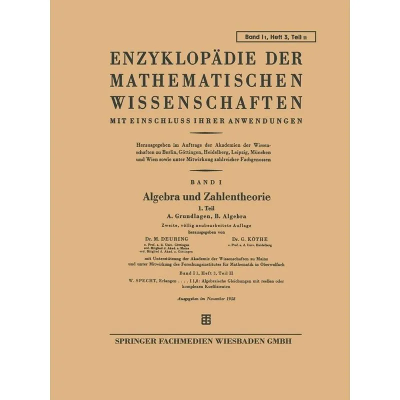 Algebra und Zahlentheorie