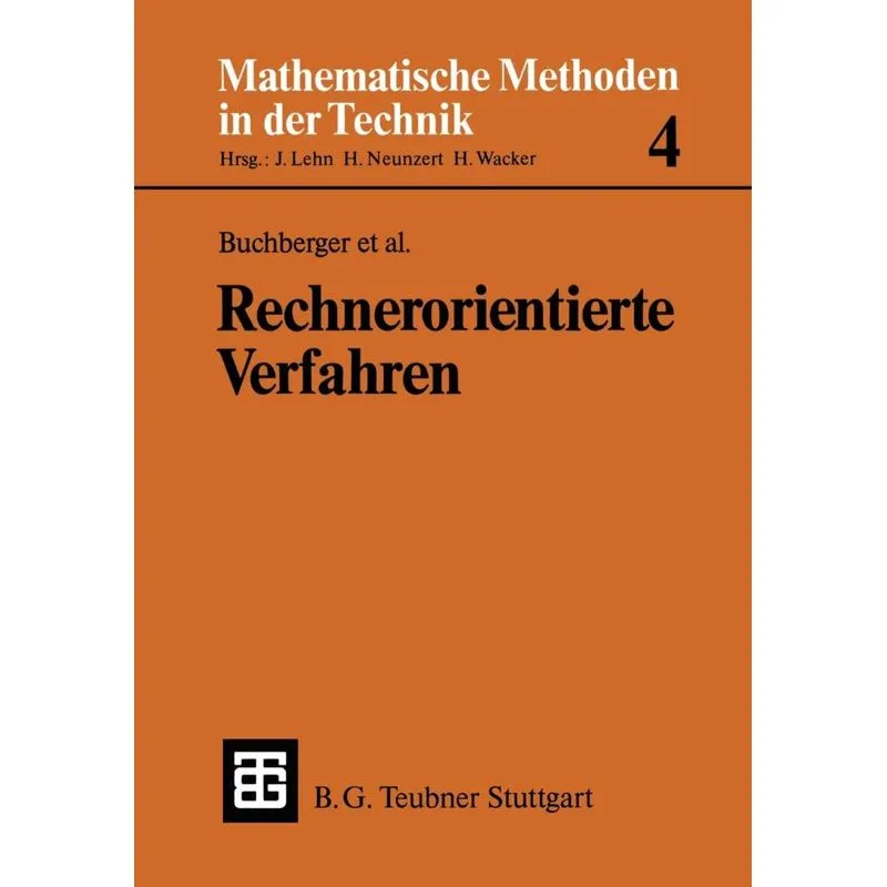 Rechnerorientierte Verfahren