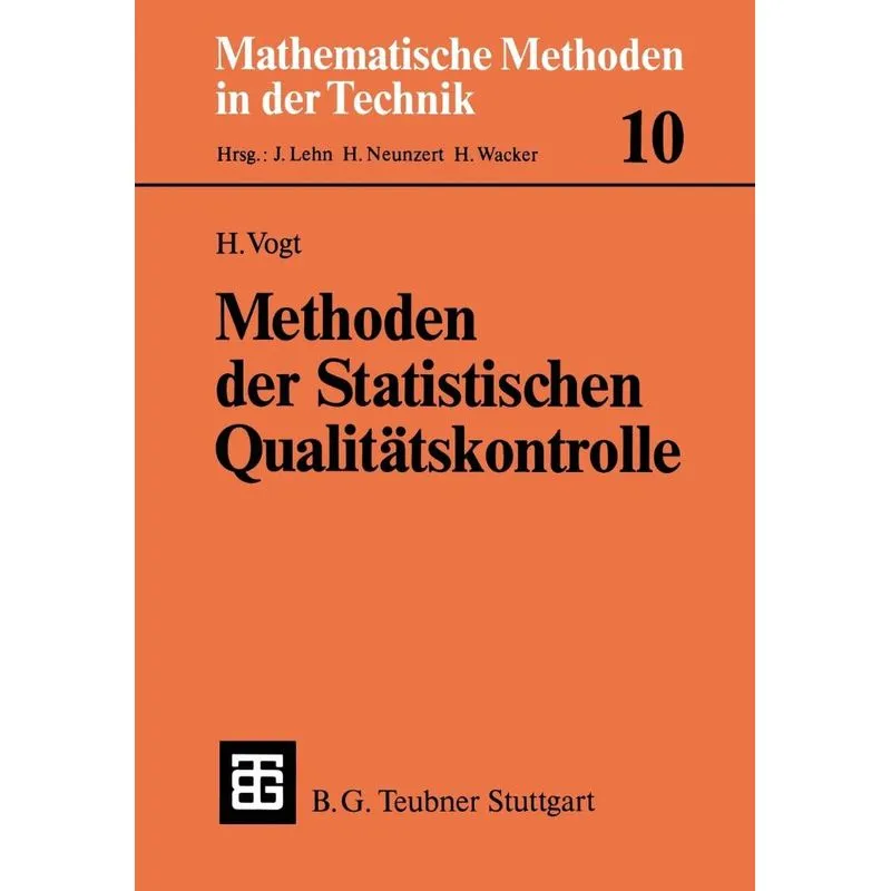 Methoden der Statistischen Qualitätskontrolle