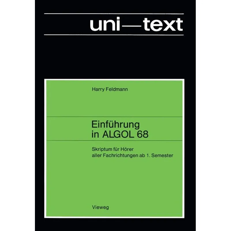 Einführung in ALGOL 68