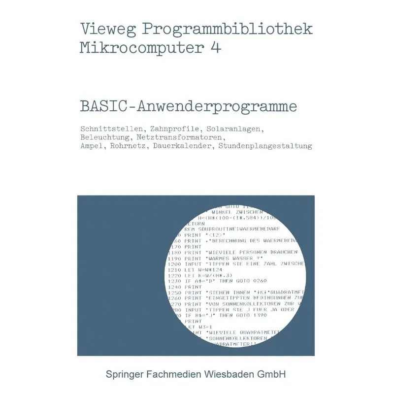BASIC-Anwenderprogramme