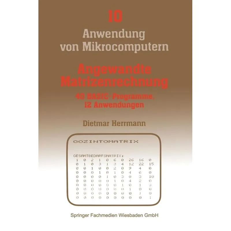 Angewandte Matrizenrechnung