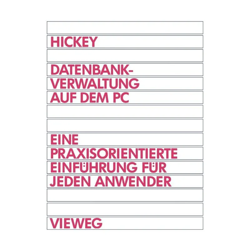 Datenbankverwaltung auf dem PC