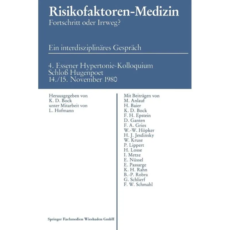 Risikofaktoren - Medizin