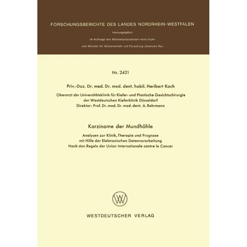 Karzinome der Mundhöhle
