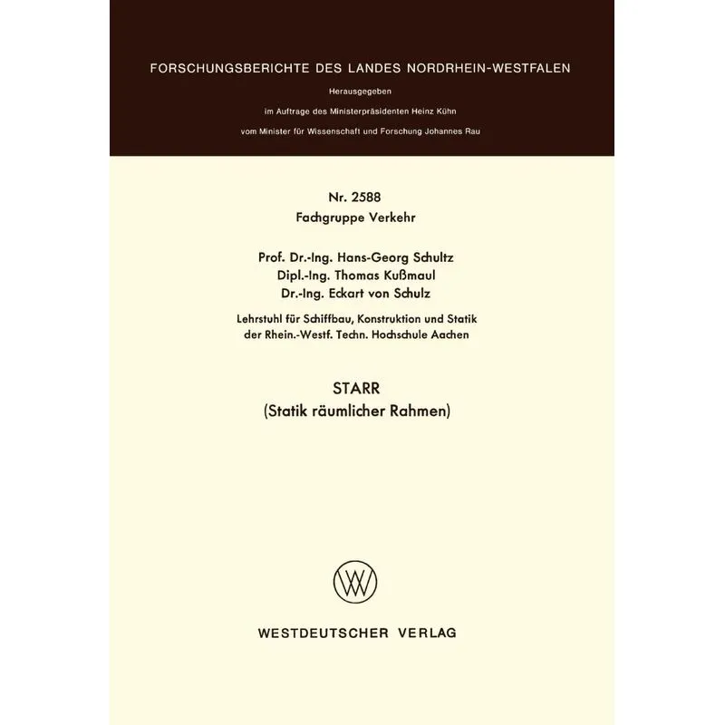 STARR (Statik räumlicher Rahmen)
