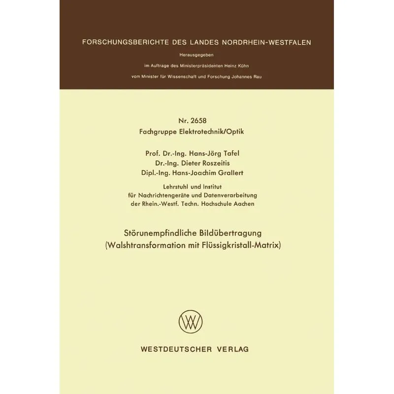 Störunempfindliche Bildübertragung
