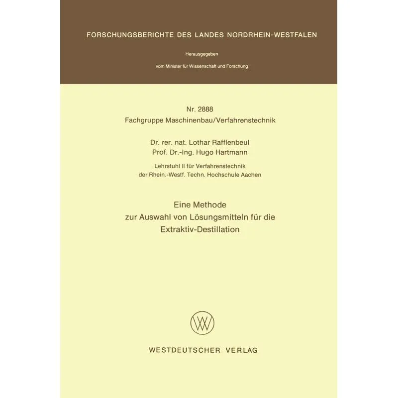 Eine Methode zur Auswahl von Lösungsmitteln für die Extrakt