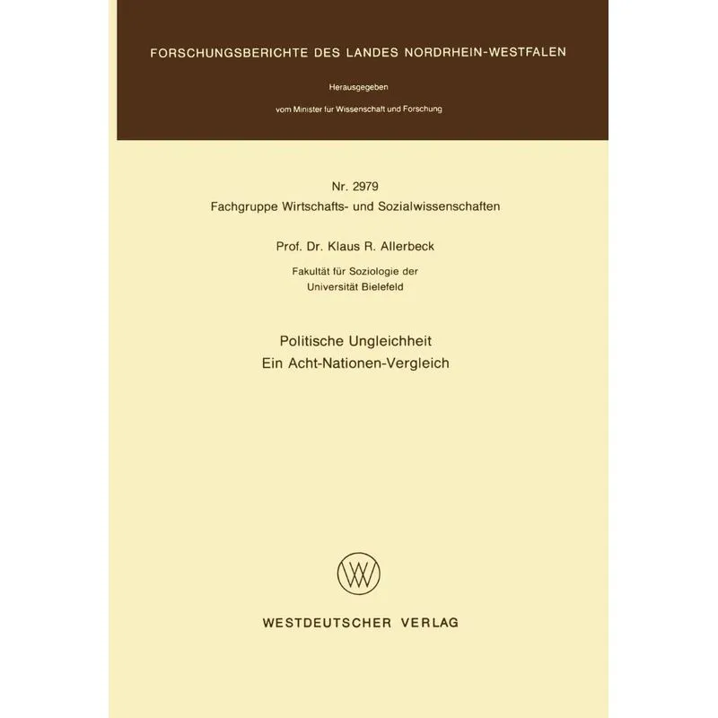Politische Ungleichheit