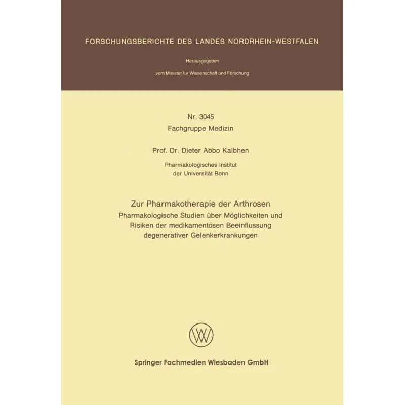 Zur Pharmakotherapie Der Arthrosen