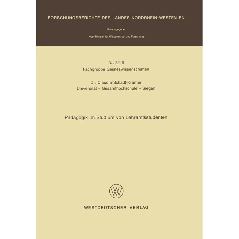 Pädagogik im Studium von Lehramtsstudenten