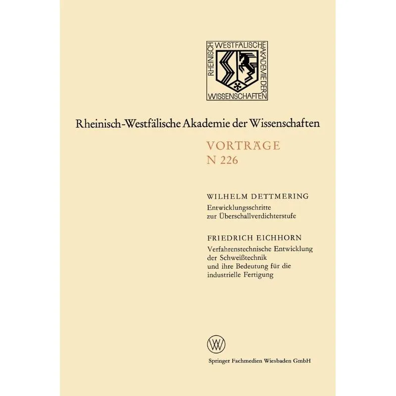 Entwicklungsschritte Zur Uberschallverdichterstufe. Verfahr