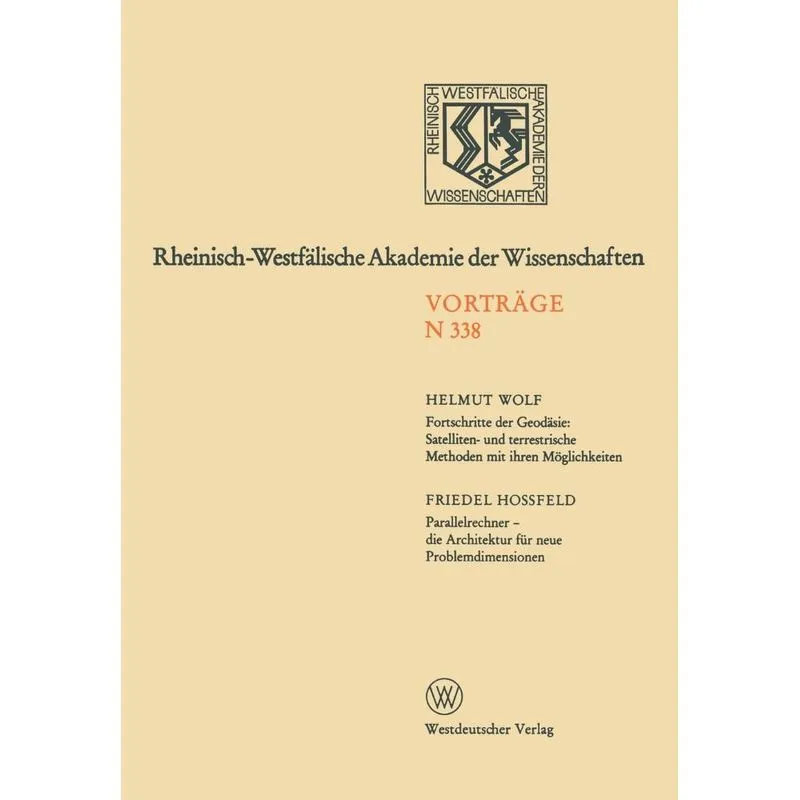 Fortschritte Der Geodasie