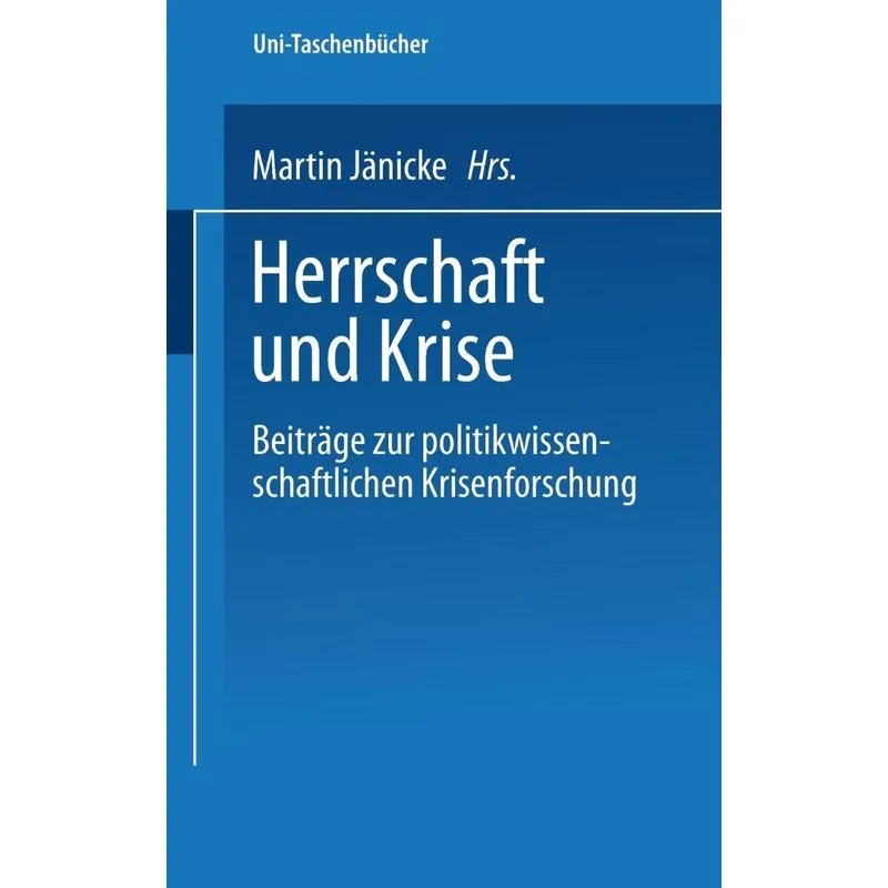 Herrschaft Und Krise