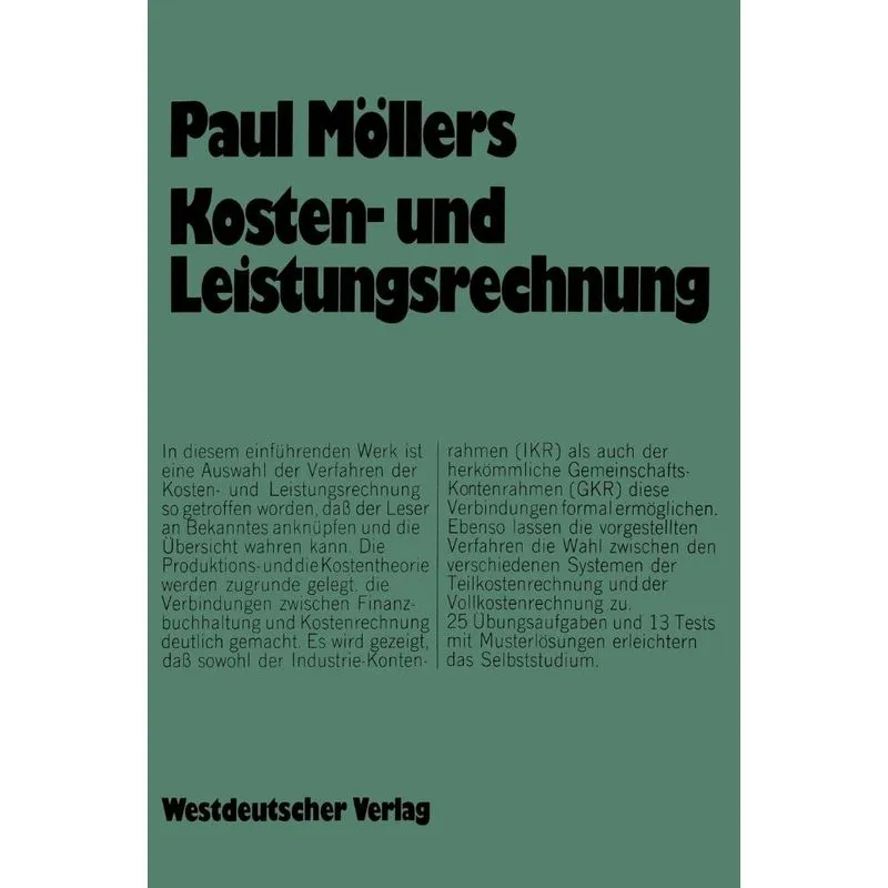 Kosten- und Leistungsrechnung