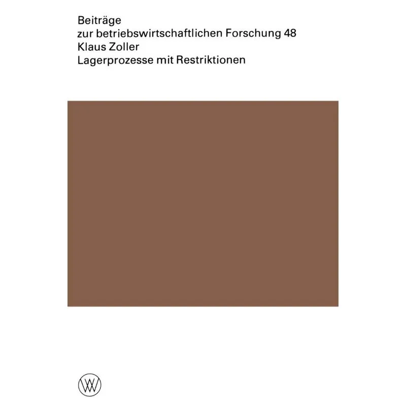 Lagerprozesse Mit Restriktionen