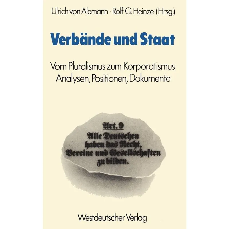 Verbände und Staat