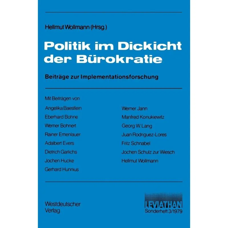 Politik im Dickicht der Bürokratie
