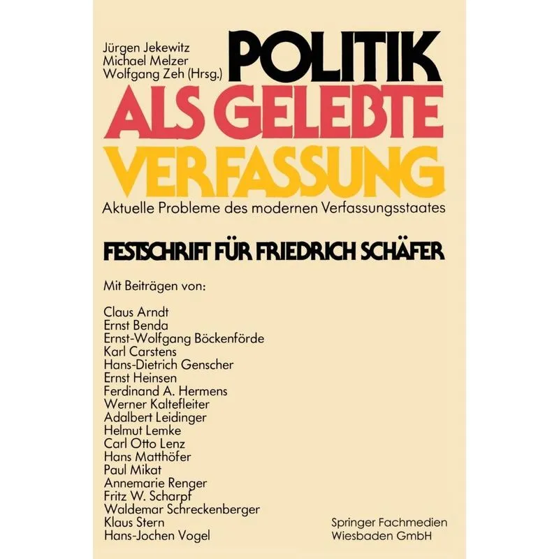 Politik als gelebte Verfassung